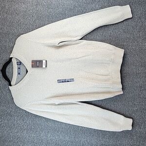 Izod Men's 100% Cotton Long Sleeve Sweater Size Small NWT